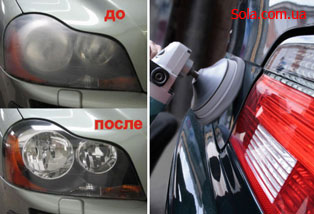Полировка фар автомобиля polirovka-Sola